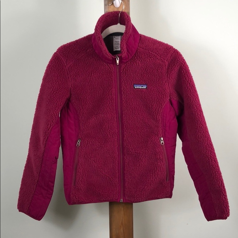 Patagonia Women’s hot Pink Retro-X Jacket size S